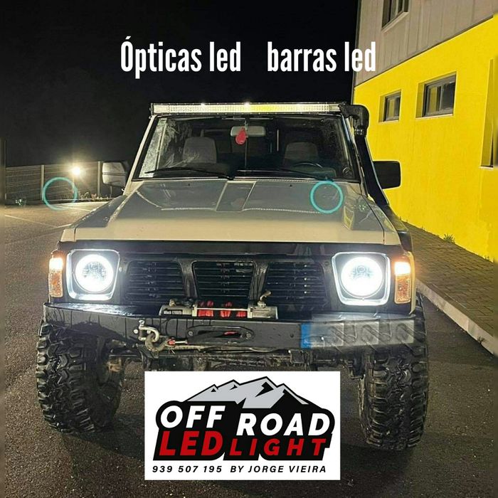 Ópticas led 7 polegadas