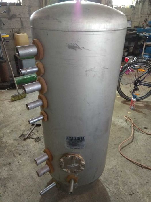 Теплоакумулятор 200л з нержавійки