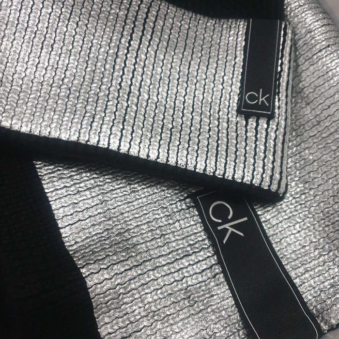 Zestaw premium Calvin klein czapka i szalik box
