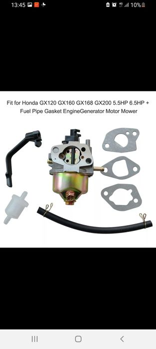 Carburador para motor a gasolina 160/200