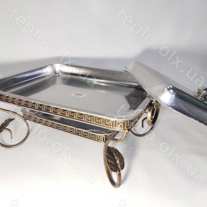 Садж ФАРАОН прямоугольный 45*35 см для подогрева шашлыка на подарок!