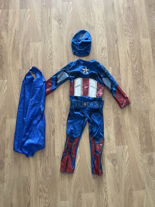 Fato Carnaval Capitão America 3-5 Anos