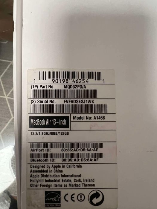 MacBook Air 13 modelo 2015