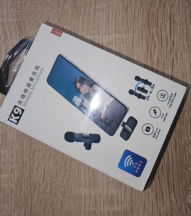 Mikrofon Bezprzewodowy K9 do Telefonu Smartfona Vlog Live USB C