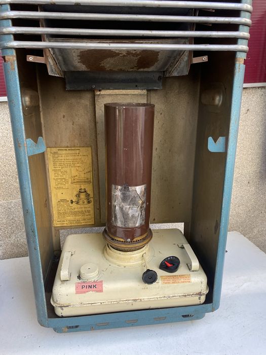 Aquecedor antigo perafina