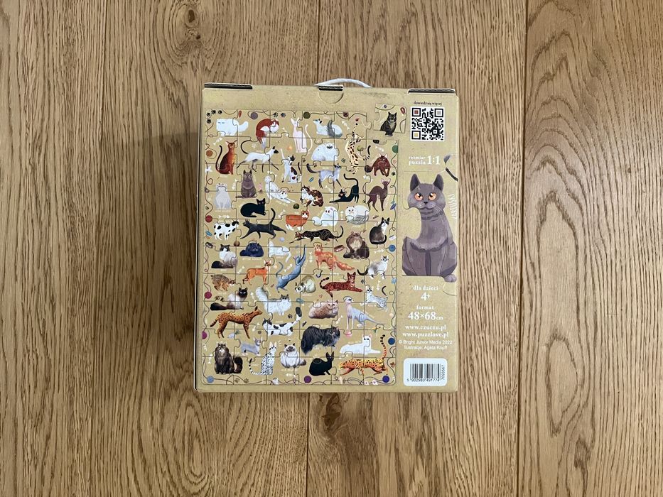 Puzzle Koty 60 CzuCzu Puzzlove czu czu 60 elementów