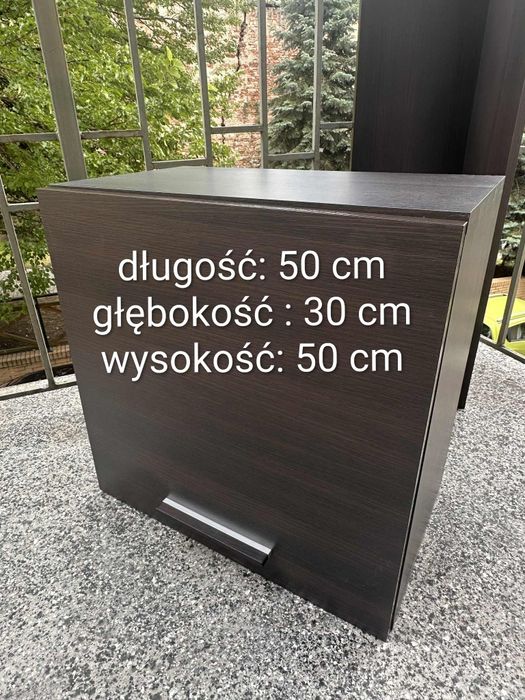 Szafka wisząca BRW Reset wenge Black Red White
