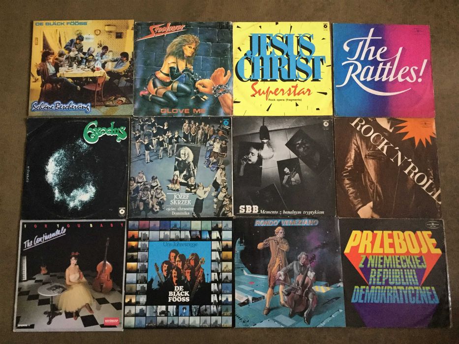 SBB, Skrzek, Steelover i inne - Zestaw 12LP Winyle ROCK Super Cena