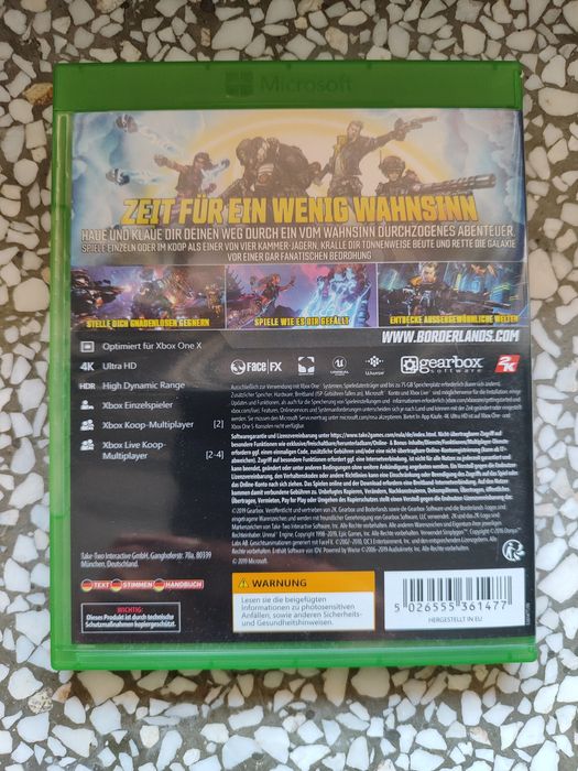 Borderlands Xbox one Series X