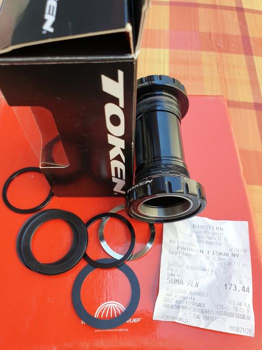 Suport rowerowy token bb392 bsa oś 30mm