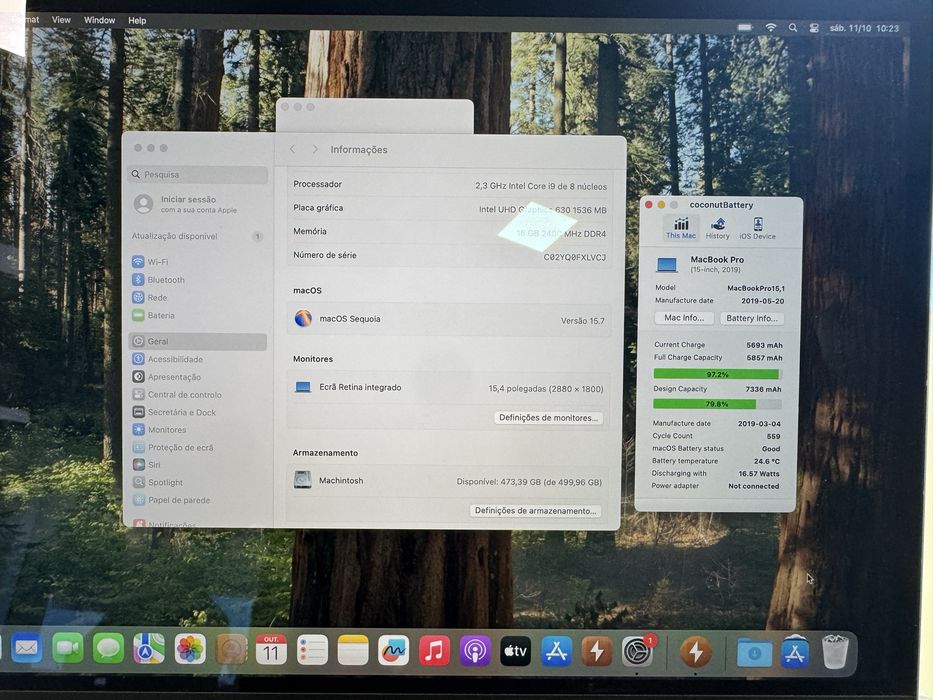 MacBook Pro Retina 15.4 inch (2019) - Core i9 - 16GB/512GB