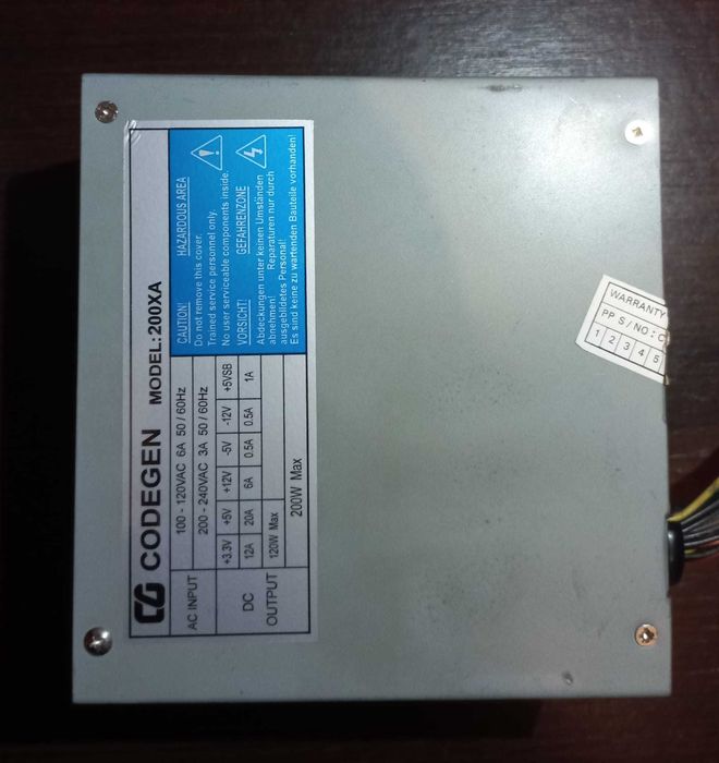 Codegen 200X 200W ATX Molex FDD64751170085635121