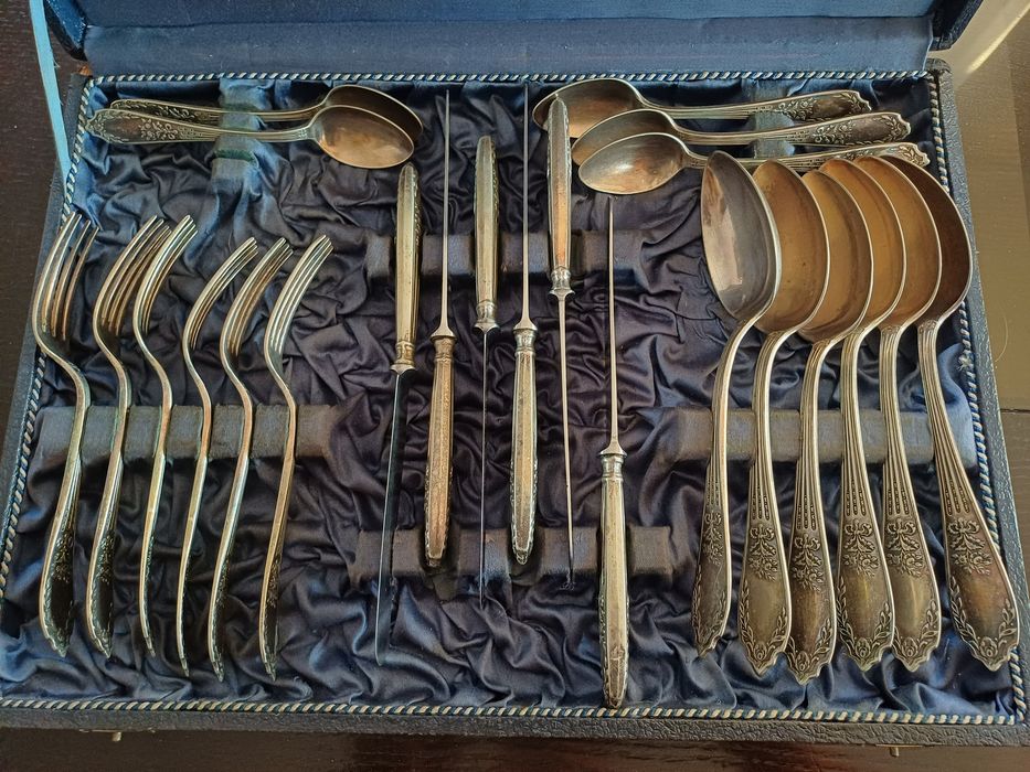 Komplet przedwojennych sztućców Gerlach J.Pelowski.