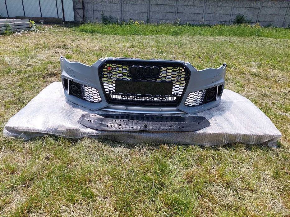 Бампер передній стиль RS6 Audi A6 C7 2014 2018