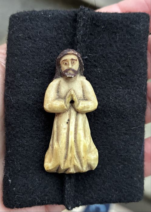 Cristo em osso indo português século XVIII