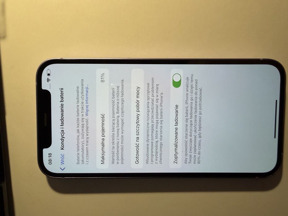 iPhone 12 64GB 81% kondycja baterii