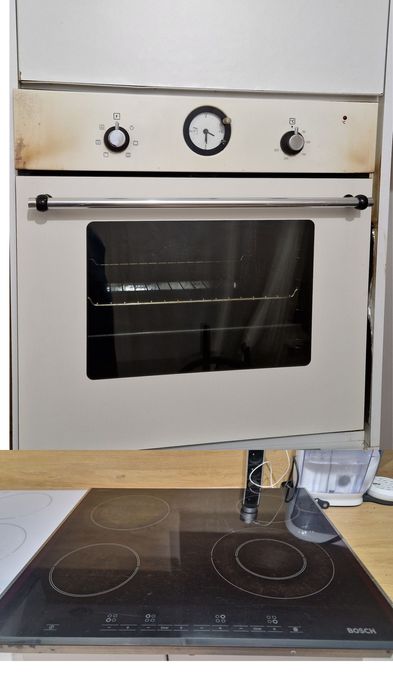 Zestaw piekarnik plyta grzewcza elektryczna panel