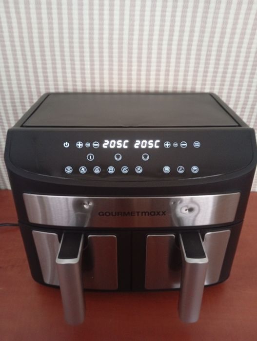 Frytkownica frytownica airfryer dwukomorowa beztłuszczowa