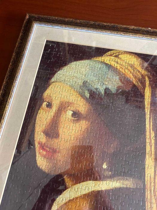 Quadro de Quebra-Cabeça: Moça com Brinco de Pérola (Johannes Vermeer) – Uma Obra-Prima na Sua Parede