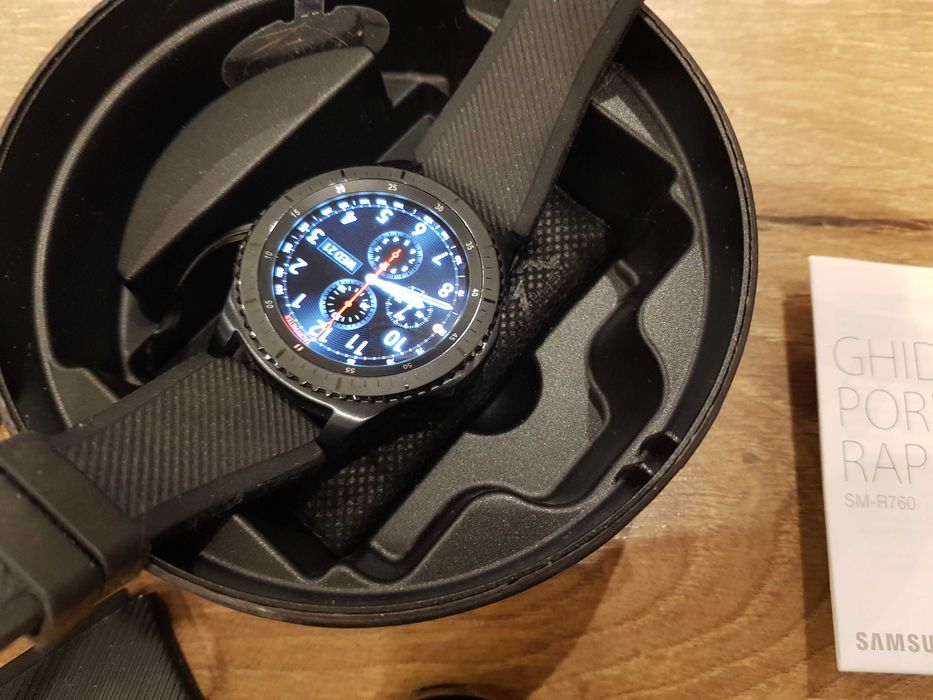 Смарт-часы Samsung Gear S3 Frontier SM-R760, Оригинал, черн/титан мат