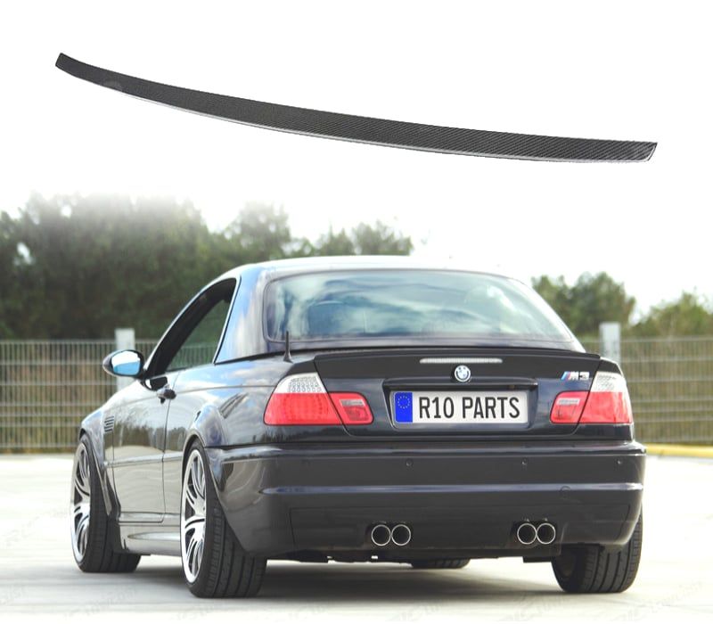AILERON LIP SPOILER CARBONO BMW E46 99-06 COUPE CABRIO