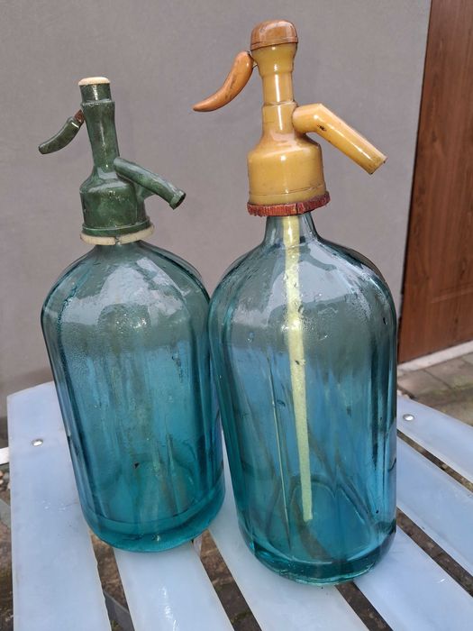 Butelka na wode sodowa PRL