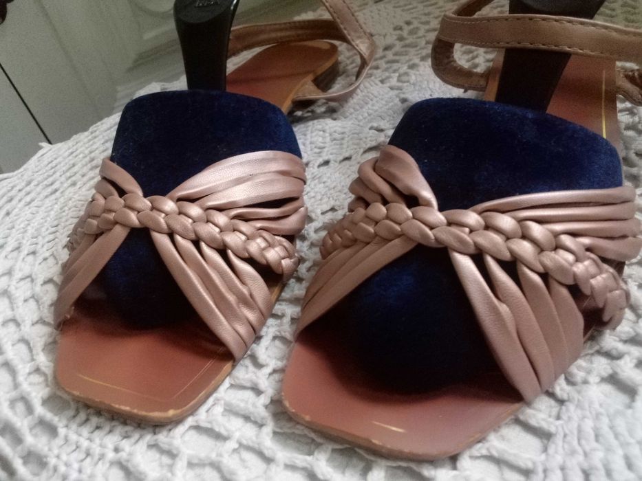 GRATIS złote sandały buty letnie damskie 38 oryginalne stylowe