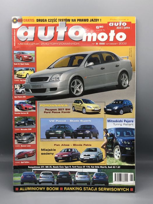 Auto Moto 9/2002 – testy, porównania, tuning, ranking serwisów