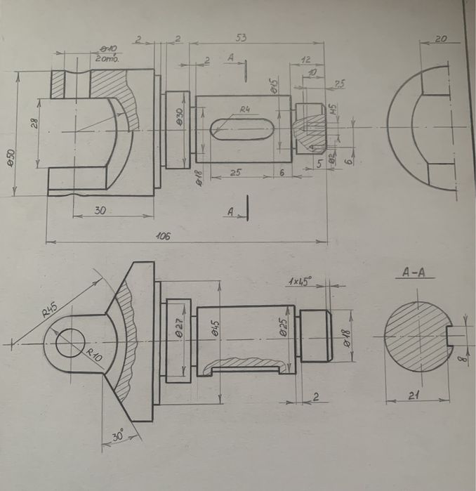 Креслення від руки і AutoCad