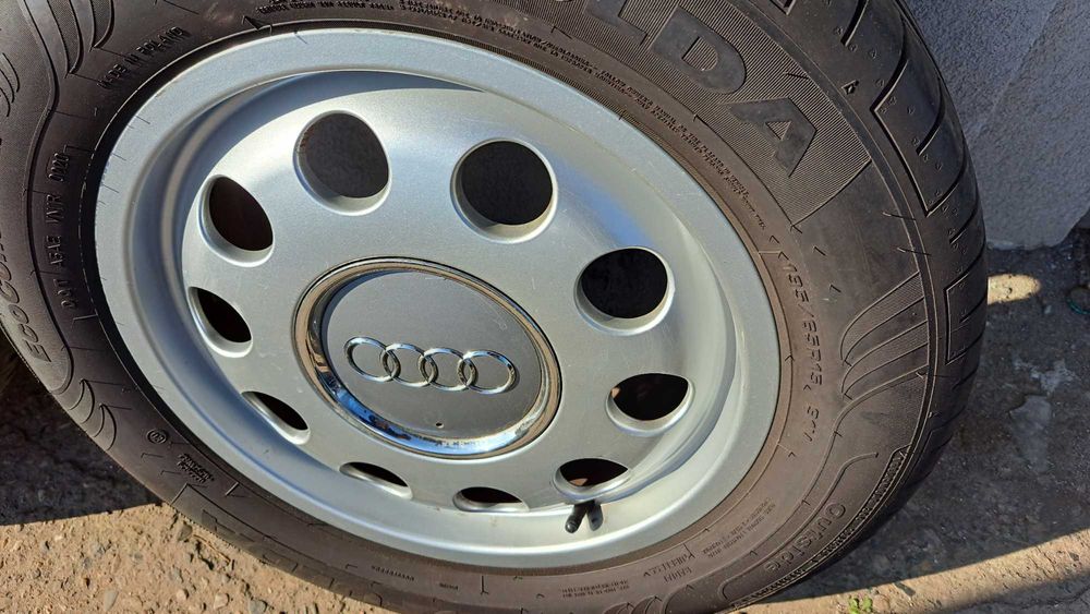 Felgi aluminiowe koła opony lato Audi A38 5X100 15" kpl