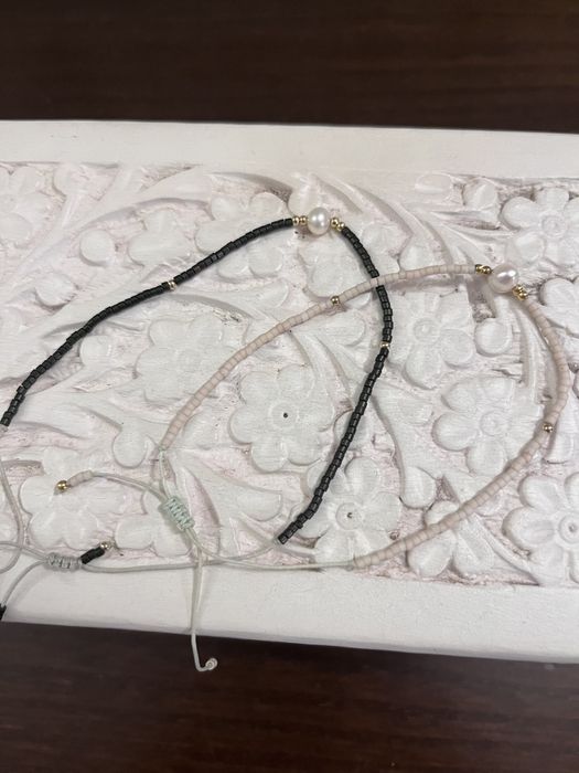 Pulseiras com missangas