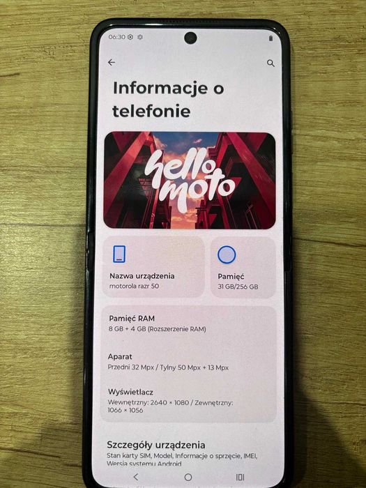 Motorola Razr 50 gwarancja 2027