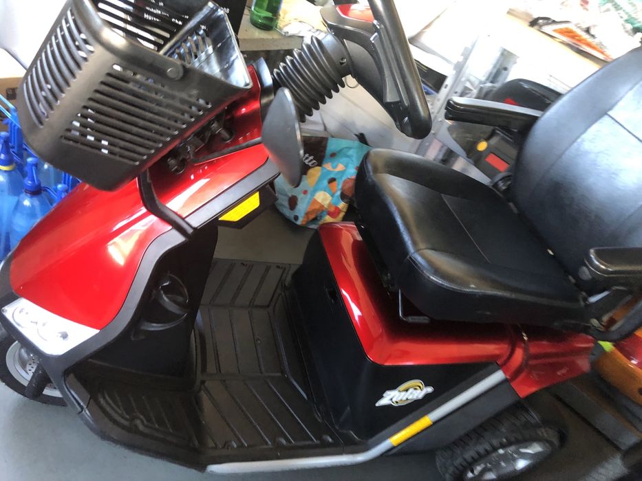 skuter dla inwalidy seniora zolar pride czerwony