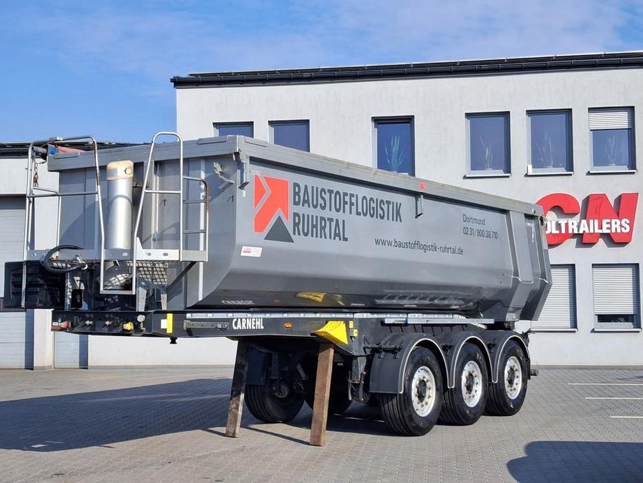 Carnehl Wywrotka aluminiowa 24m3 ze stalową wkładką  Niska waga, dobre opony, wkładka stalowa