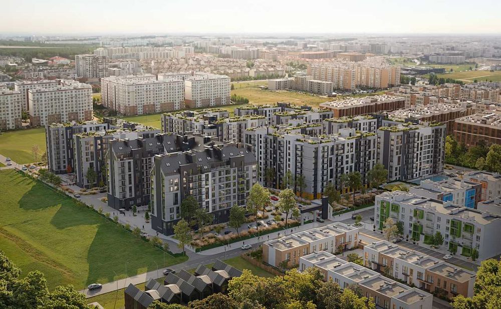 2 кімн. квартира з автономним опаленням у ЖК Park Residence 60 м²