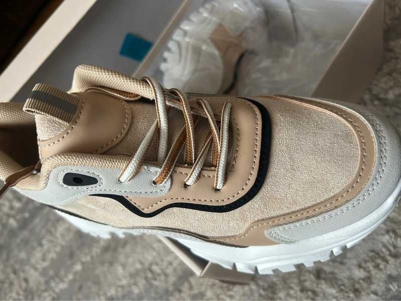 Damskie Adidasy Beżowe