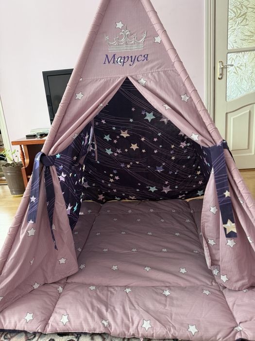 Вігвам дитячий, палатка дитяча, для дівчики