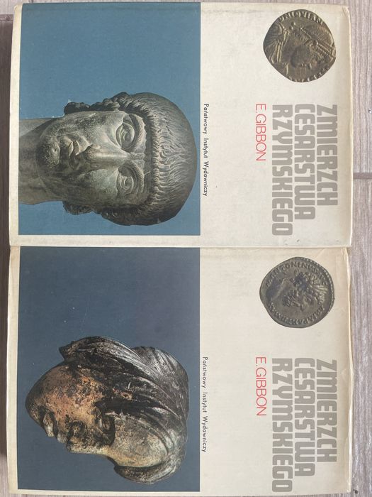 Zmierzch Cesarstwa Rzymskiego" E. Gibbon tomy 1 i 2