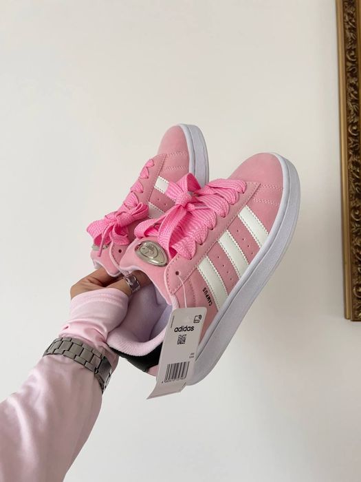 Жіночі Кросівки Adidas Campus Pink Адідас Рожеві Кампус Кроссовки ТОП