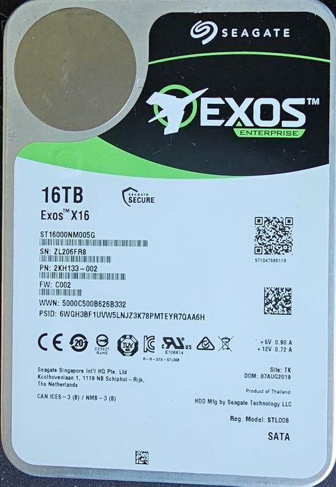 seagate exos 16tb - купить комплектующие для ПК - Цена на OLX.ua