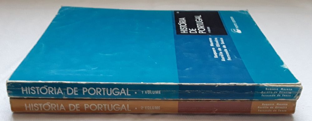 Livros escolares: História de Portugal, 1 e 2 Volumes, 1983
