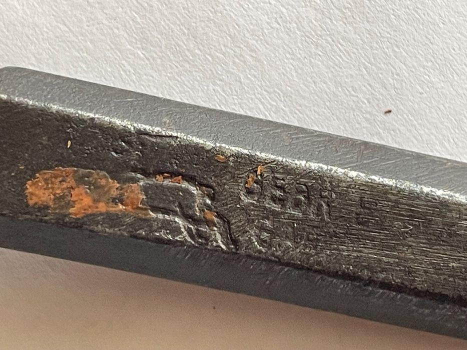 Stare sygnowane dłuto ciesielskie 2