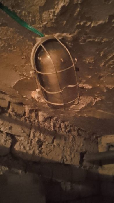 Lampa PRL loft szklana