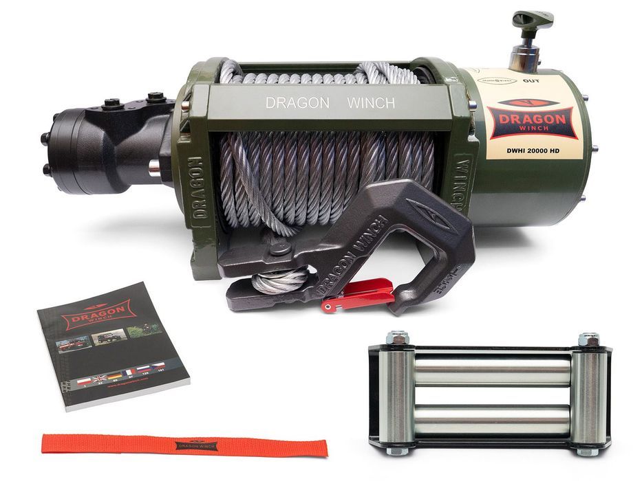 Wyciągarka hydrauliczna 9,1T Dragon Winch Hidra DWHI 20000 HD