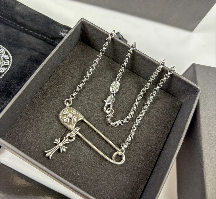 Підвіска Chrome Hearts з булавкою та хрестом