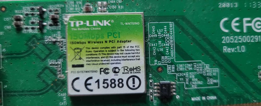Placa Wireless TP-Link 150Mbps64586095018370121