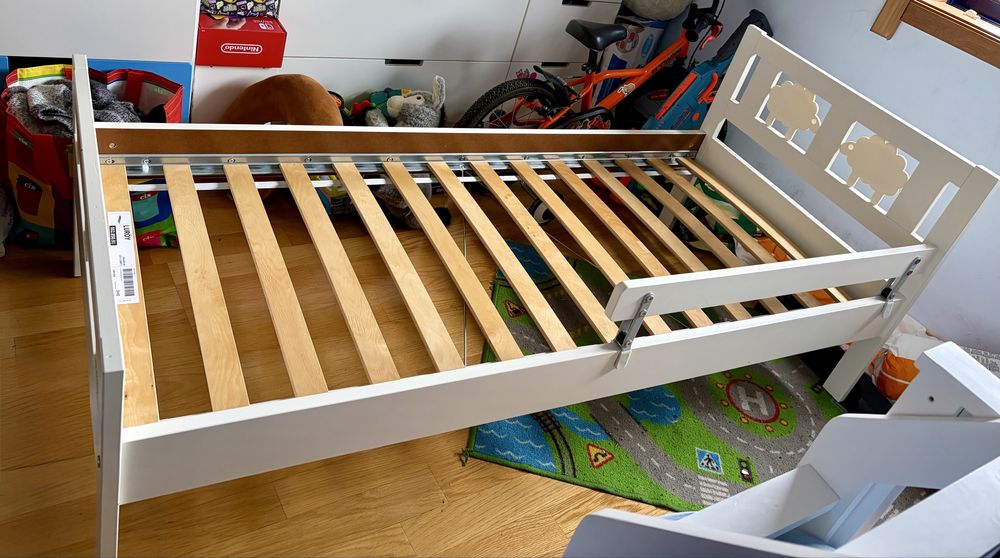 Cama criança IKEA KRITTER c/ estrado e proteção