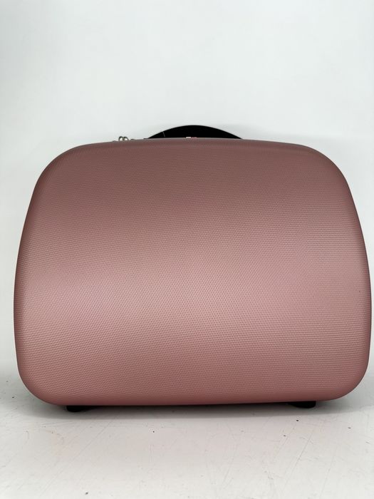 Nowy kuferek podróżny różowy zloty kosmetyczka