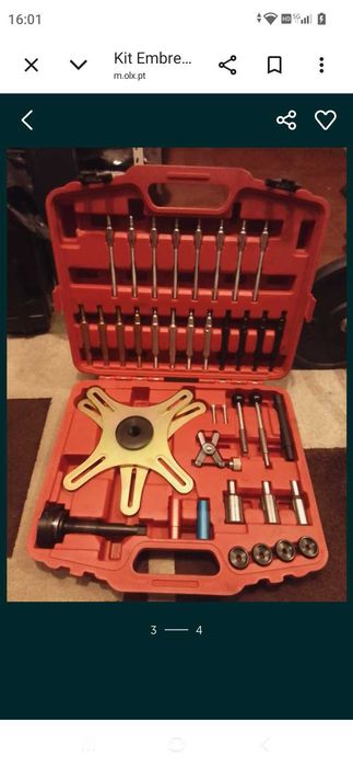 Kit ferramentas Embraiagem 149€. Oportunidade