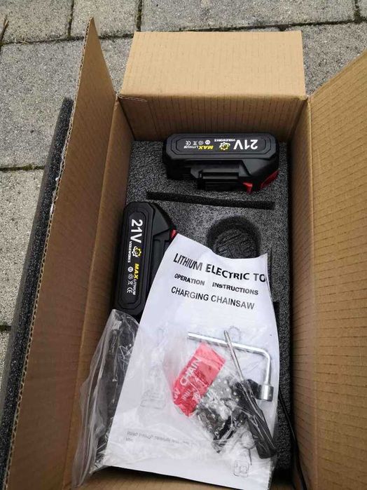 Motoserra Elétrica PORTÁTIL c BATERIA [Novo & Selado]